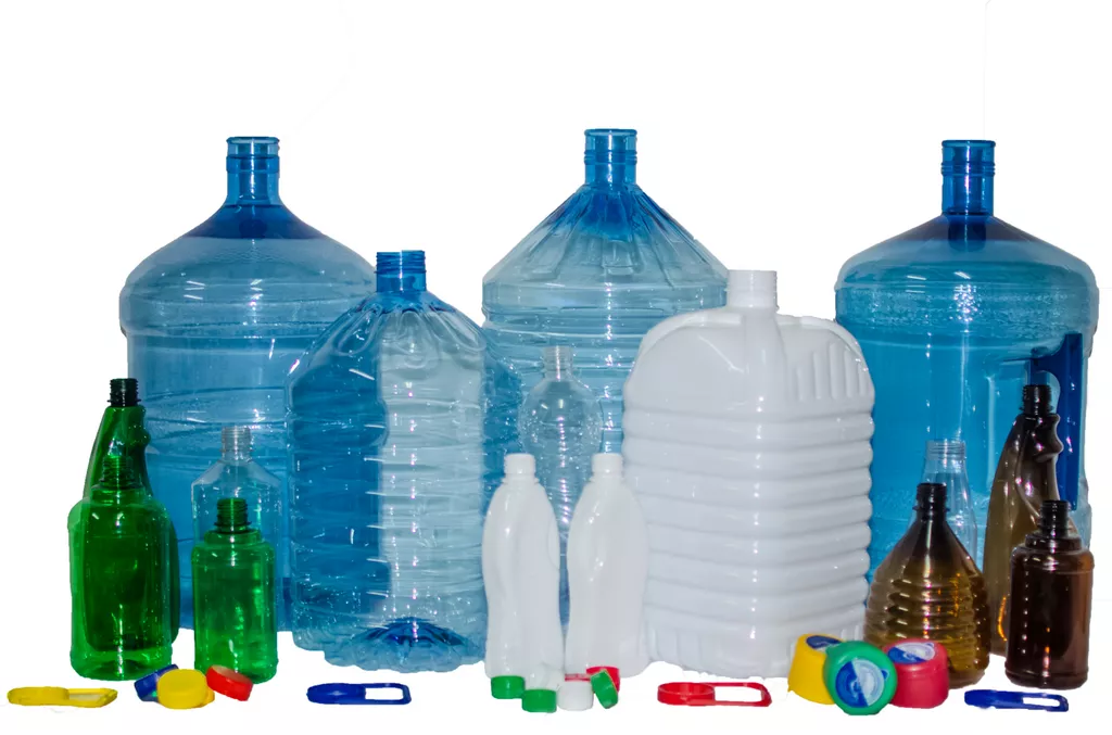 Фотография продукта Пластиковые бутылки пэт в ассортименте
